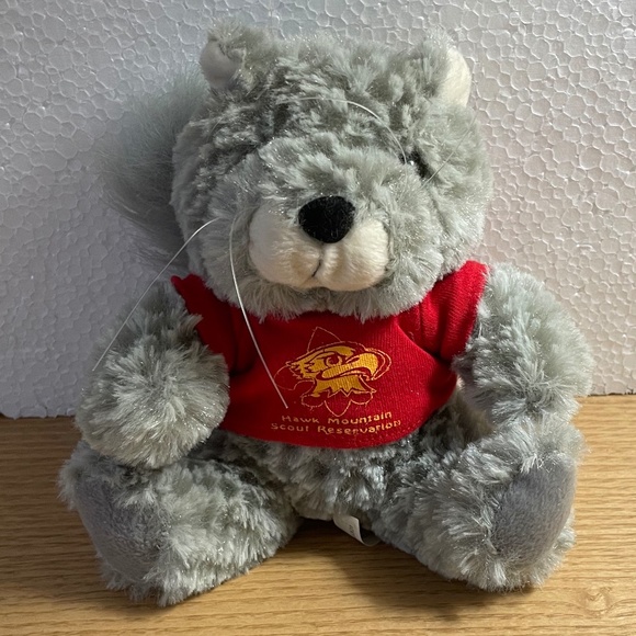 Hawk Mountain Scout Reservation Plush Squirrel Adverting Souvenir Stuffed Animal - Picture 1 of 8